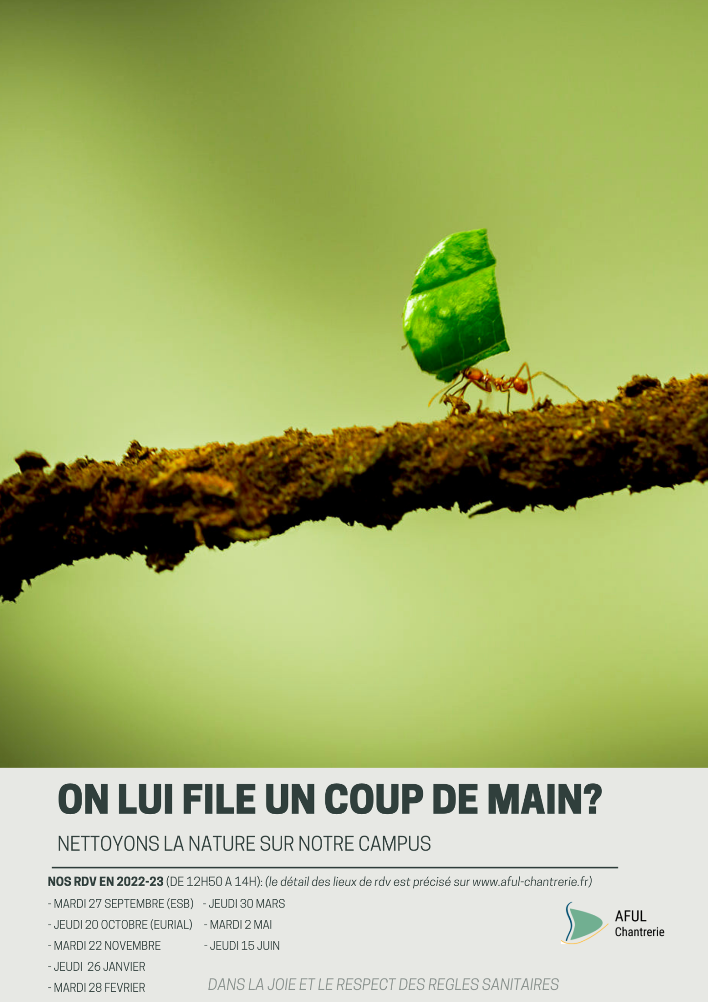 Nettoyons la Nature 2022/2023 - AFUL Chantrerie Nettoyons la Nature 2022/2023 - AFUL Chantrerie